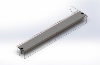 Балка пролетного строения Б1190.140.123-ТВ.АIII-В Серия 3.503.1-81