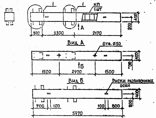 Колонна 1КБ 33.60-1-с Серия 1.020.1-2с/89